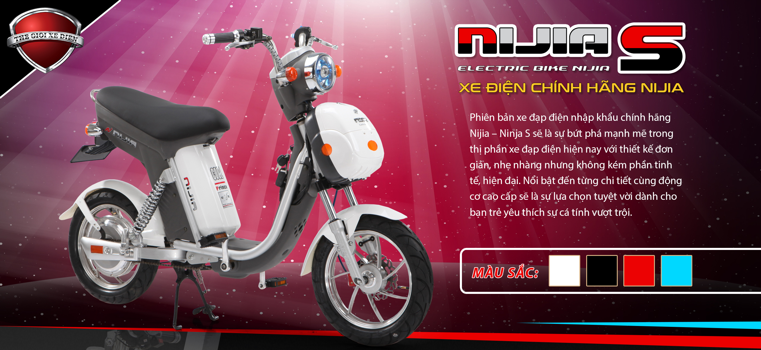 Xe đạp điện Nijia S phiên bản cải tiến mới nhất hiện nay