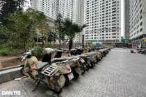 Hàng trăm xe máy bị chủ bỏ quên lâu năm ở Linh Đàm được đưa đi từ thiện