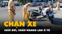Thanh niên nghi ngáo đá, chặn ô tô, chửi bới trên đường Phạm Văn Đồng